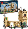 LEGO Harry Potter 76447 Hogwarts: Flugstunden – Verpackung und aufgebautes Modell